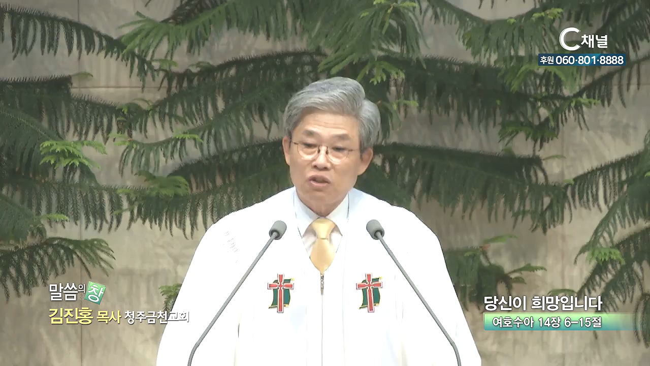 청주금천교회 김진홍 목사 - 당신이 희망입니다