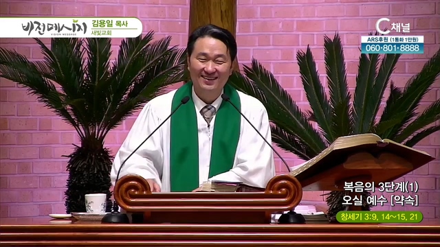 새빛교회 김용일 목사 - 복음의 3단계 (1) 오실 예수 [약속]	